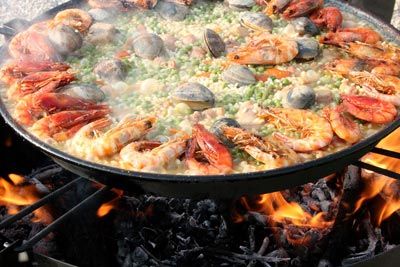 paella valencia spanje